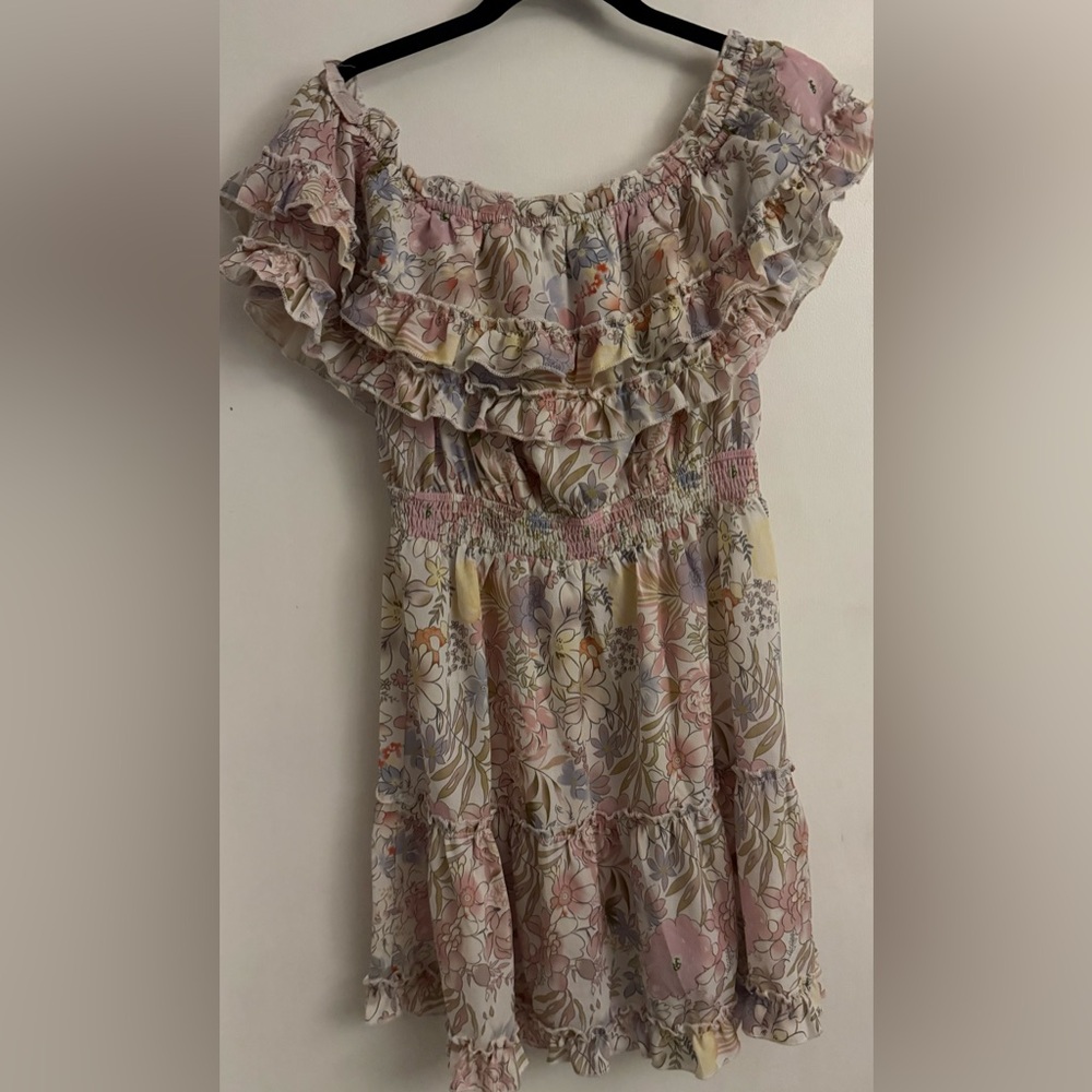 Parisian Works Pastel Floral Dress